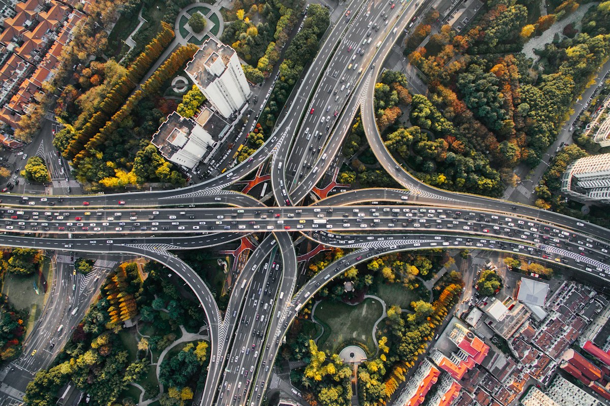 市政道路工程施工场景